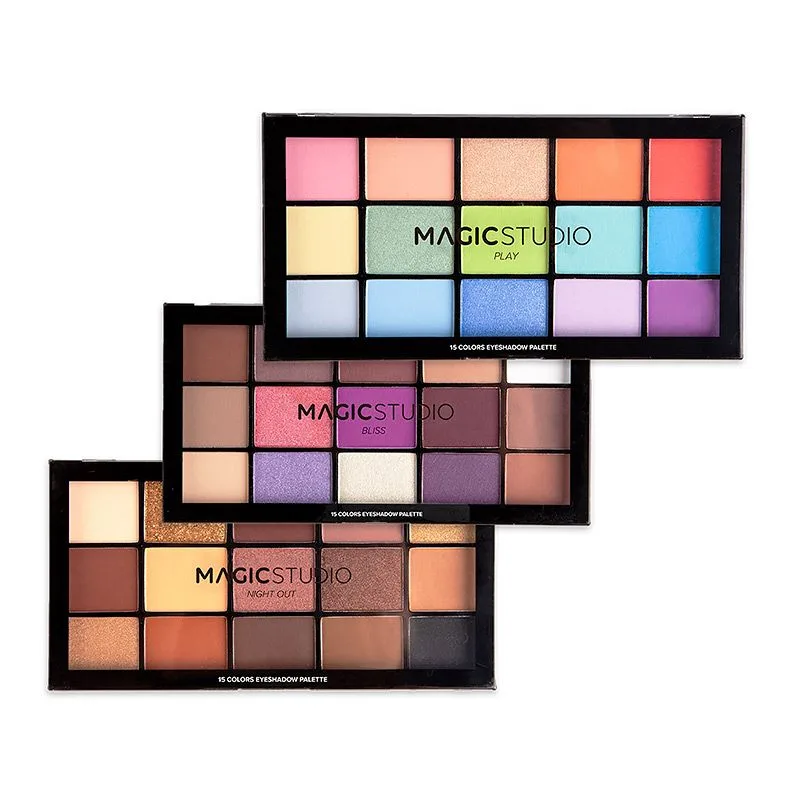 IDC Magic Studio Eyeshadow Palette 15 Colors - Σκιές 45 X 1.2g