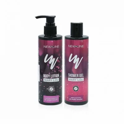 imeL New Line Skin Care Set Mary Lou Σετ Περιποίησης με Πούδρα Shower Gel 250ml & Body Lotion 250ml