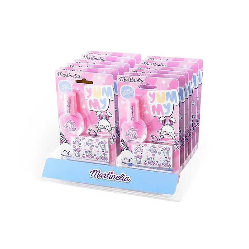 Martinelia Yummy Glitter Nail Polish & Stickers Σετ Βερνίκι Νυχιών Ροζ με Γκλίτερ 3,5ml & Αυτοκόλλητα Martinelia Yummy Glitter Nail Polish & Stickers Σετ Βερνίκι Νυχιών Ροζ με Γκλίτερ 3,5ml & Αυτοκόλλητα