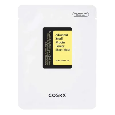 Cosrx Advanced Snail Mucin Power Sheet Mask Ενυδατική Μάσκα Πανί Με Έκκριμα Σαλιγκαριού 25ml