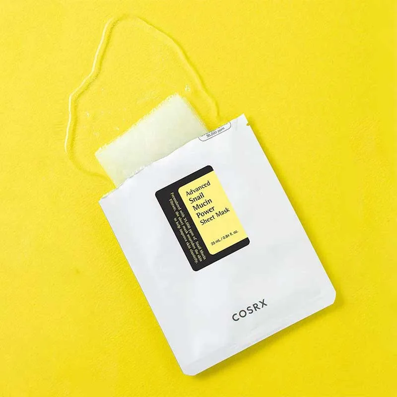 Cosrx Advanced Snail Mucin Power Sheet Mask Ενυδατική Μάσκα Πανί Με Έκκριμα Σαλιγκαριού 25ml
