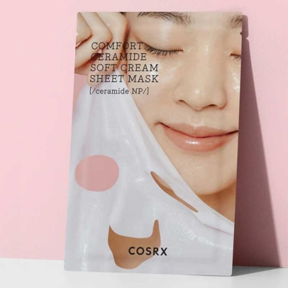 Cosrx Balancium Comfort Ceramide Soft Cream Ενυδατική Μάσκα Πανί Με Κρέμα Κεραμιδίων 25gr