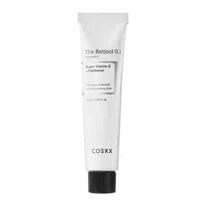 Cosrx The Retinol 0.1 Cream Κρέμα Προσώπου Λαιμού και Ματιών με Ρετινόλη Αντιρυτιδική & Για Δέρμα με Ακμή 20ml
