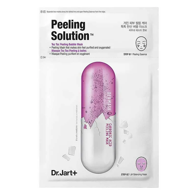 Dr.Jart+ Dermask Ultra Jet Peeling Solution Mask Απολεπιστική Μάσκα Πανί 2 Βημάτων 27gr