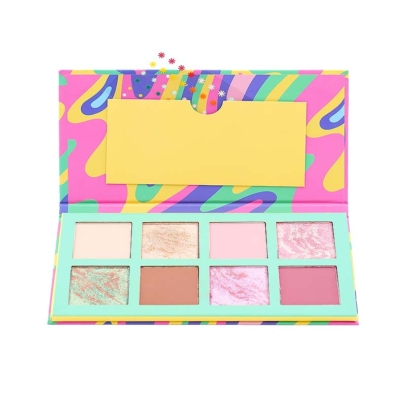 Jovo Eyeshadow Palette & Stickers Good Vibes 8 Colors - Σκιές 8 X 18.4 g