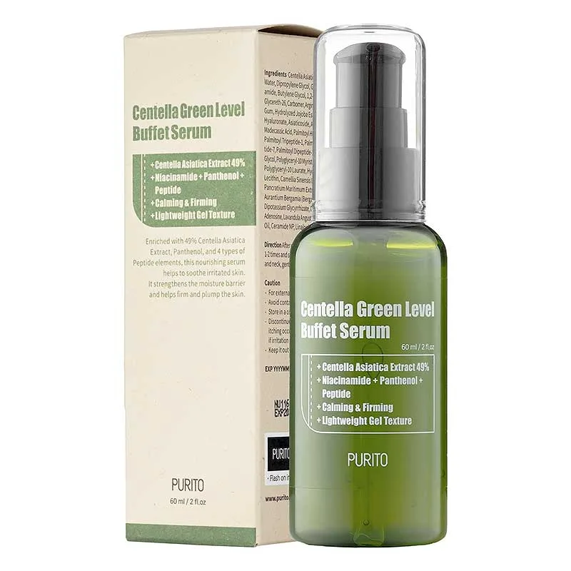 Purito-Centella-Green-Level-Buffet-Serum-Καταπραϋντικός-Ορός-Προσώπου-και-Λαιμού-κατά-της-Ερυθρότητας-60ml-1 Purito Centella Green Level Buffet Serum Καταπραϋντικός Ορός Προσώπου και Λαιμού κατά της Ερυθρότητας 60ml