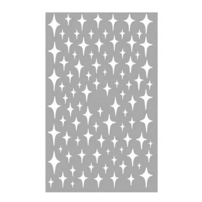 Joyfull Nail Stickers Starlight White Διακοσμητικά Αυτοκόλλητα Νυχιών με σχέδιο Λάμψη Λευκά