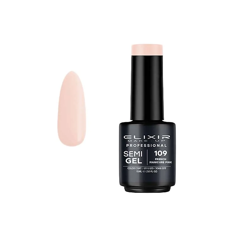 Elixir-Professional-Semi-Gel-109-French-Manicure-Pink-για-Ημιμόνιμο-Βερνίκι-Νυχιών-15ml2 Elixir Professional Semi Gel 109 French Manicure Pink για Ημιμόνιμο Βερνίκι Νυχιών 15ml