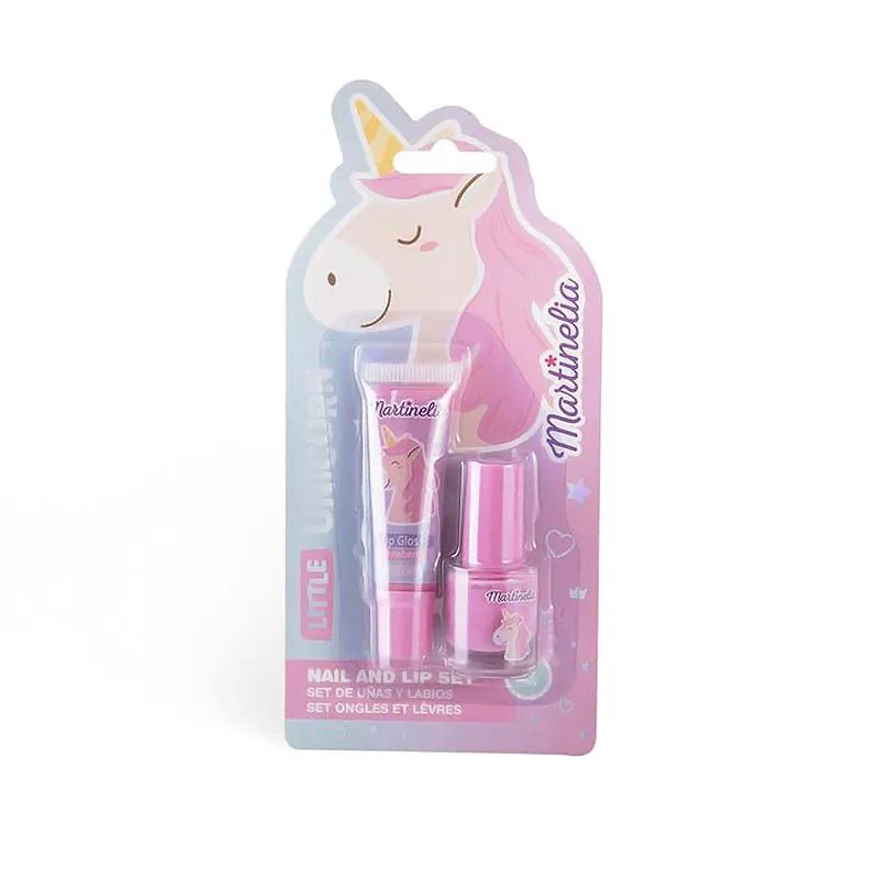 Martinelia Little Unicorn Nail & Lip Set - Βερνίκι 4ml & Lip Gloss 6ml