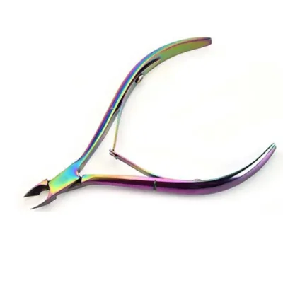 Vicky Nail Professional Nipper Πενσάκι Επωνυχίων Μεταλλικό Ιριδίζον