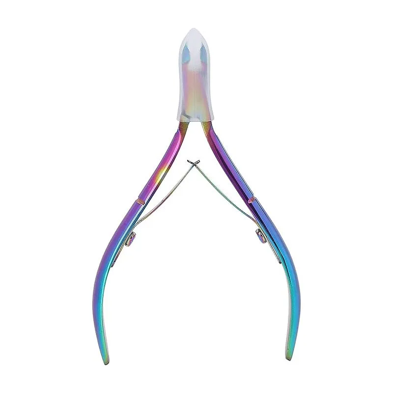 Vicky Nail Professional Nipper Πενσάκι Επωνυχίων Μεταλλικό Ιριδίζον