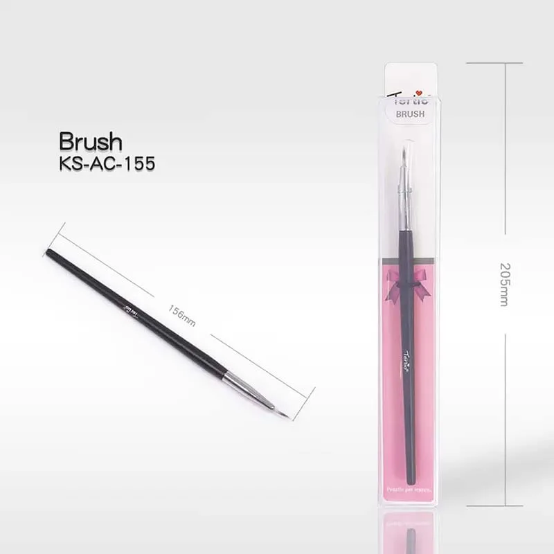 Tertio Lipliner & Eyeliner Brush - Λεπτό Πινέλο Εφαρμογής Κραγιόν ή Eyeliner