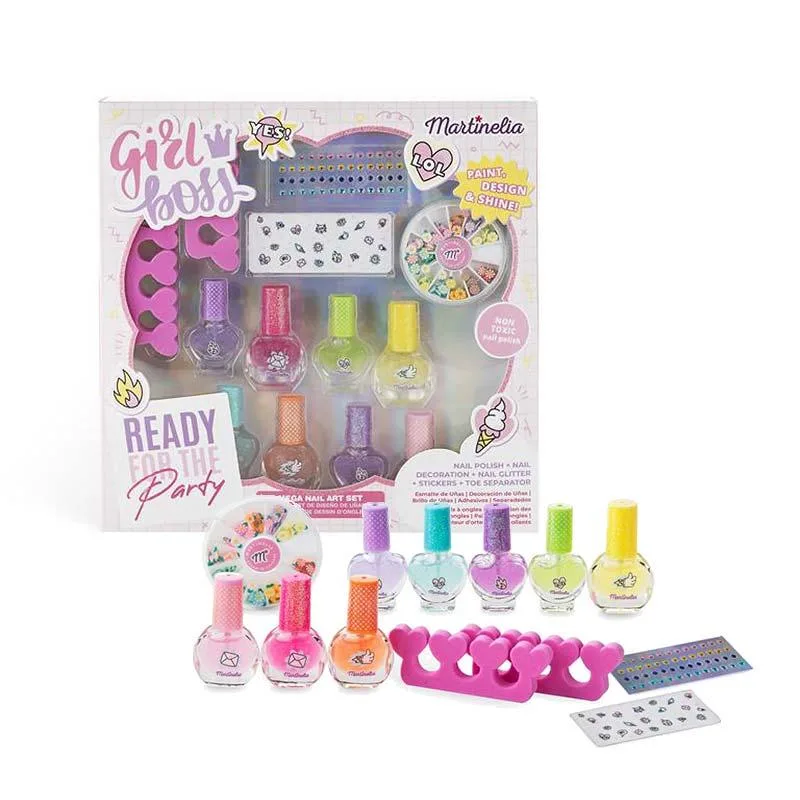 Martinelia Super Girl Mega Nail Art Set New