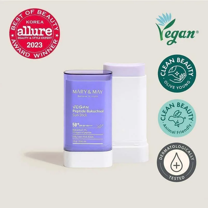 Mary & May Vegan Peptide Bakuchiol Sun Stick SPF50+