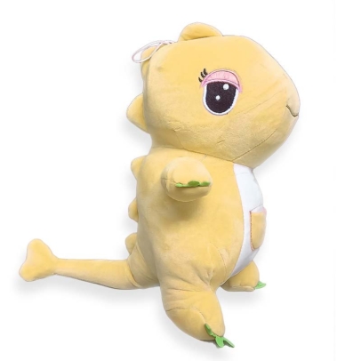 VIP Baby Dolls Stuffed Lovely Dino Green, Λούτρινος Δεινόσαυρος Κίτρινος 30cm για 3+ Ετών