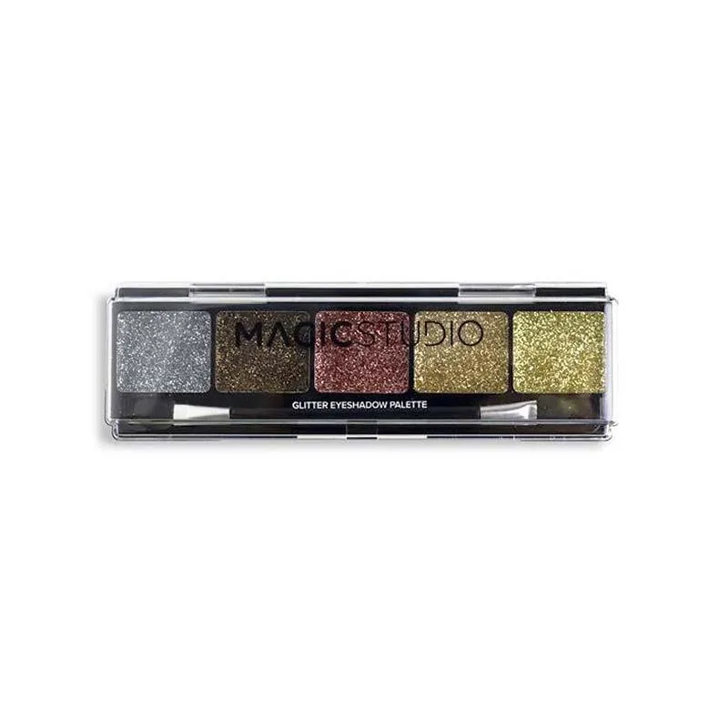 IDC Magic Studio Glitter Eyeshadow Palette Παλέτα σκιών Γκλίτερ 5 Colors x 3,5gr IDC Magic Studio Glitter Eyeshadow Palette Παλέτα σκιών Γκλίτερ 5 Colors x 3,5gr
