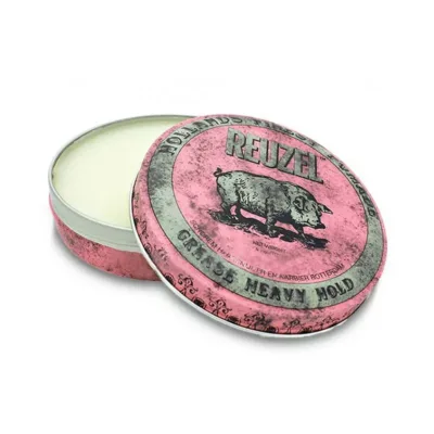 Reuzel Pink Heavy Hold Grease Pomade- Πομάδα Διαμόρφωσης Μαλλιών