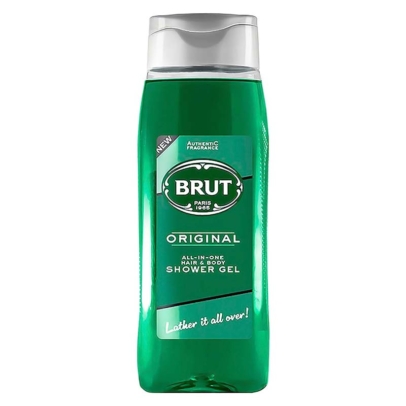 Brut Original Shower Gel & Shampoo Αφρόλουτρο & Σαμπουάν 500ml