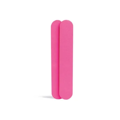 IDC Neon Nail File Set - 2 Χάρτινες Λίμες Νυχιών 2 Επιφανειών 17,5cm Fuchsia
