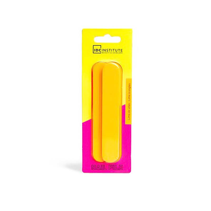 IDC Neon Nail File Set - 2 Χάρτινες Λίμες Νυχιών 2 Επιφανειών 17,5cm Orange