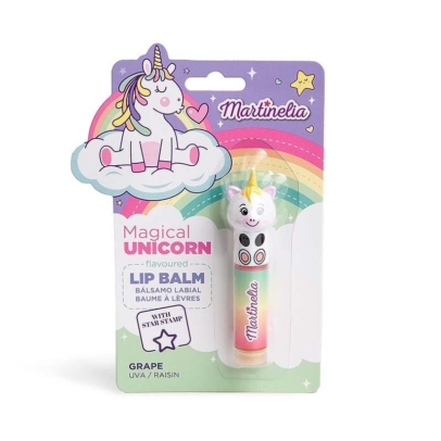 Martinelia Magical Unicorn Lip Balm with Stamp Grape 1.8gr Ηλικίες +3