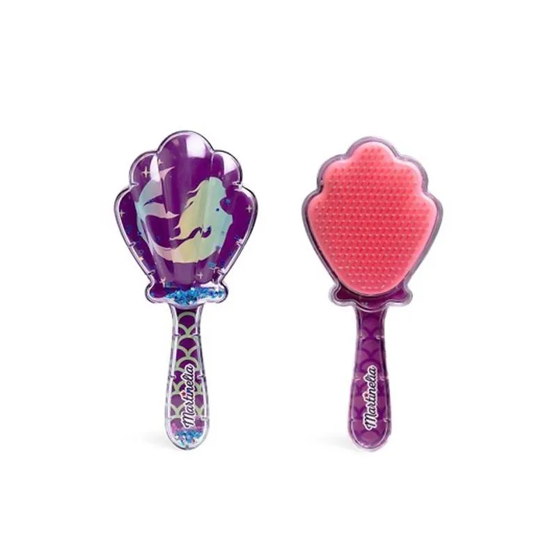 Martinelia Shell Hair Brush - Βούρτσα Μαλλιών Ροζ 18 x 8cm Ηλικίες 3+