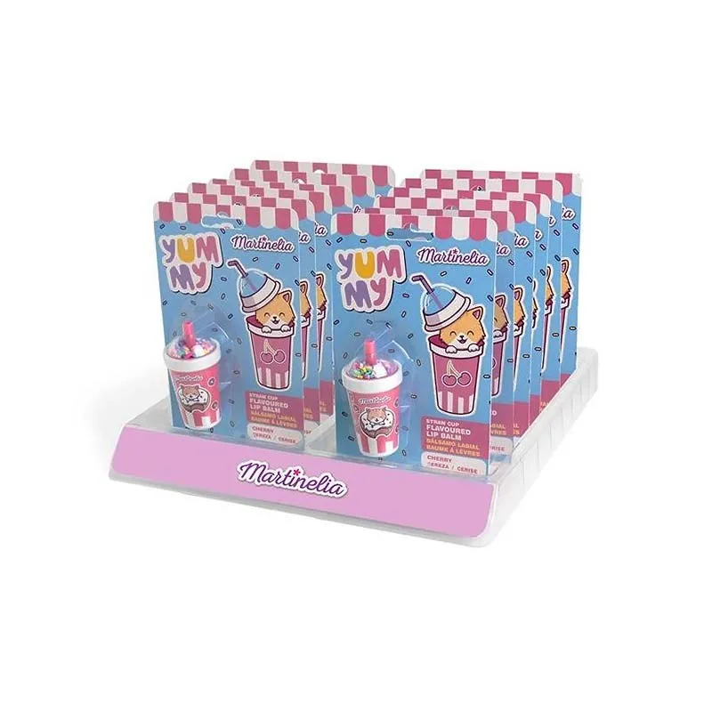 Martinelia-Yummy-Lip-Balm-Straw-Cup-Cherry-7gr-Ηλικίες-+3--4 Martinelia Yummy Lip Balm Straw Cup Cherry 7gr Ηλικίες +3