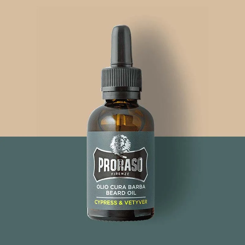 Proraso Cypress & Vetyver Beard Oil 30ml - Λάδι Γενειάδας