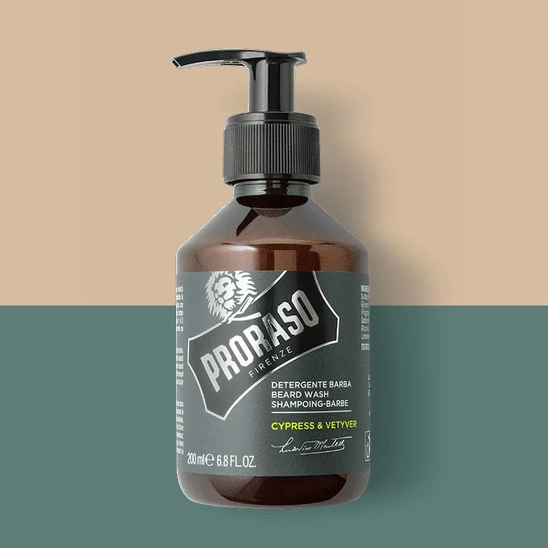Proraso Cypress & Vetyver Beard Wash - Καθαριστικό για Γένια 200ml