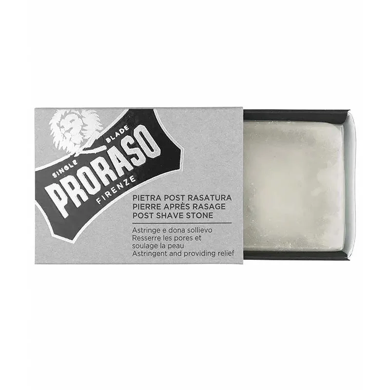 Proraso Post Shave Stone Natural Alum Block 100g - Αιμοστατική Πέτρα