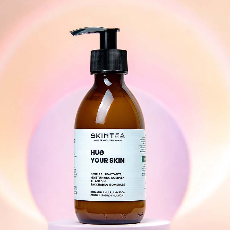 SkinTra Hug Your Skin Gentle Cleansing Emulsion Απαλό Γαλάκτωμα Καθαρισμού Προσώπου και Ματιών 200ml