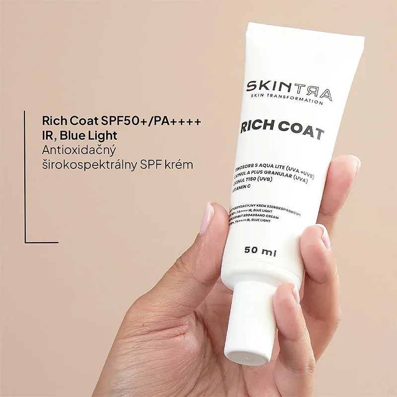 SkinTra Rich Coat UVA, UVB & Blue Light 50ml SPF50+