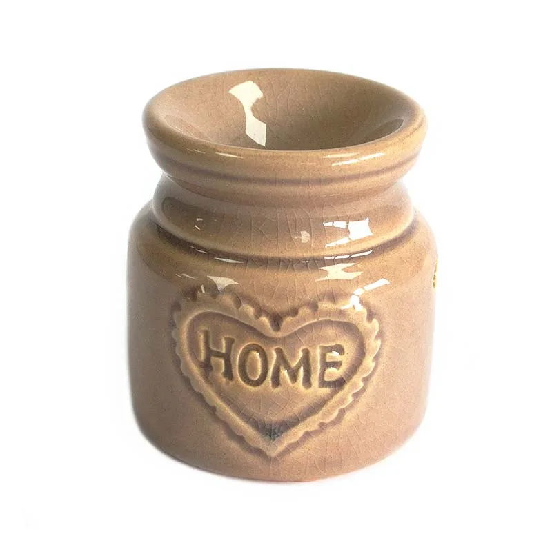 Yuanp Lamp Κεραμική Συσκευή για Καύση Αιθερίων & Αρωματικών Ελαίων 6 x 7,5cm Καφέ