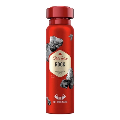 Old Spice Rock Deodorant Body Spray Anti White Marks 150ml