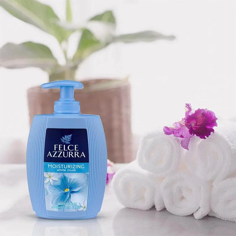 Felce Azzurra Moisturizing White Musk Liquid Soap Κρεμοσάπουνο 300ml