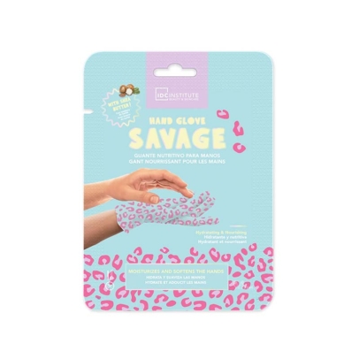 IDC Hand Glove Savage Ενυδατική Μάσκα Χεριών Γάντι με Βούτυρο Καριτέ 1pair
