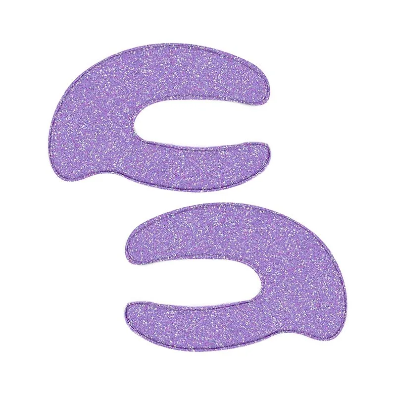 IDC Institute Glitter Hydrogel Eye Patches C Shape Επιθέματα Τζελ για τα Μάτια Με Γκλίτερ 1Pair 6gr Mωβ