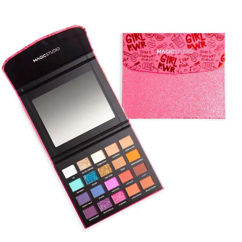 IDC Magic Studio Girl Pwr Eyeshadow Palette Book 20 Colors Παλέτα Σκιών με Καθρέφτη 20 x 0.66gr
