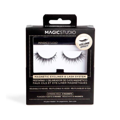 IDC Magic Studio Magnetic False Eyelashes + Eyeliner Volume Εffect