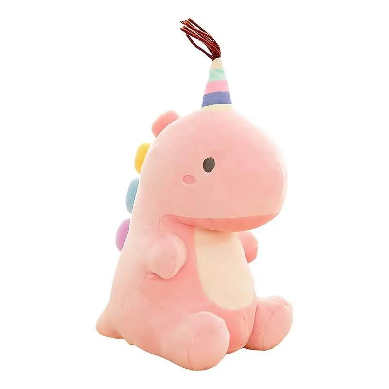 VIP Baby Dolls Stuffed Baby Dino, Λούτρινος Δεινόσαυρος Ροζ 23cm για 3+ Ετών