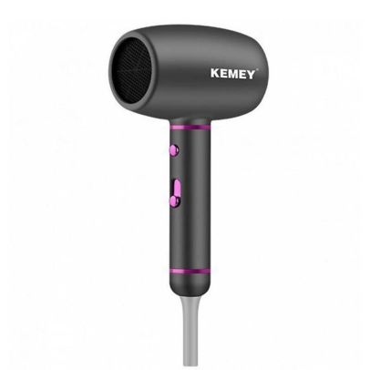 Kemei Hair Dryer Travel Size KM-8828 Πιστολάκι Μαλλιών 3000W Μαύρο