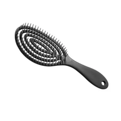 D&H Flexible Hair Brush Easy Detangling Βούρτσα Μαλλιών για Εύκολο Ξεμπέρδεμα 23cm Μαύρη
