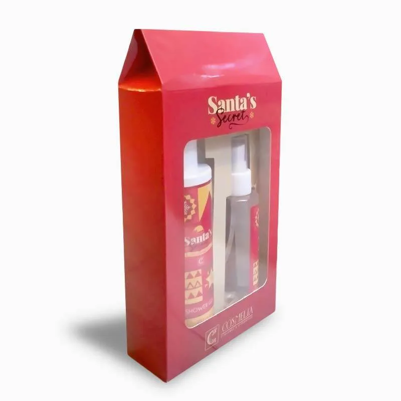 Cosmelia Santa's Secret GiftSet For Her Shower Gel 200ml & Hair & Body Mist 100ml Cosmelia Santa's Secret GiftSet For Her Shower Gel 200ml & Hair & Body Mist 100ml