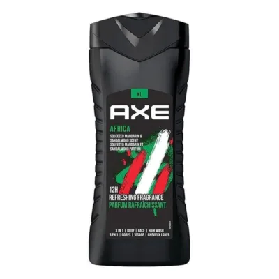 Axe Africa 3 in 1 Body, Face & Hair Wash 12H Long Lasting Fragrance 400ml