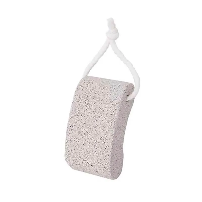 IDC Institute Ergonomic Pumice Stone Εργονομική Ελαφρόπετρα με Κορδόνι 9,5 x 5cm Λευκή