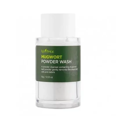 Isntree Mugwort Calming Powder Wash Καθαριστική Πούδρα Προσώπου Απαλής Απολέπισης, Καθαρισμού και Λείανσης για Τραχύ Δέρμα 15gr