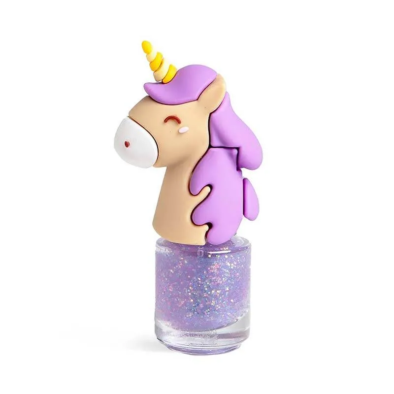 Martinelia Funny Magic Unicorn Nail Polish Purple Glitter 3ml