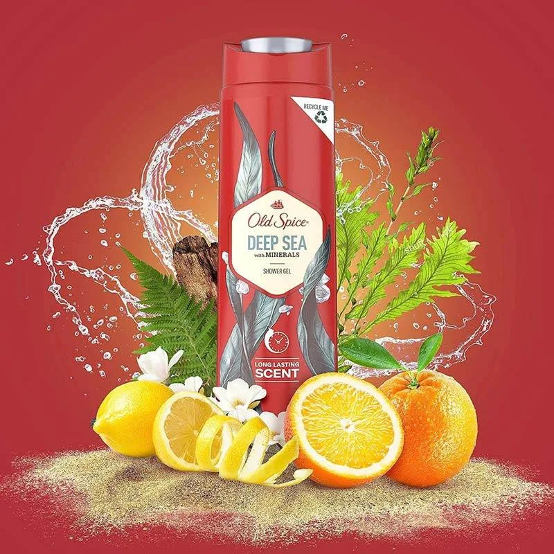 Old Spice Deep Sea Shower Gel With Minerals 400ml