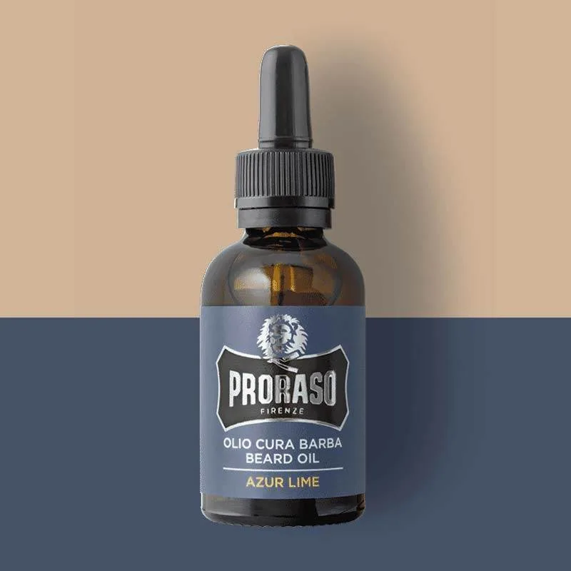 Proraso Azur lime Beard Oil 30ml - Λάδι Γενειάδας