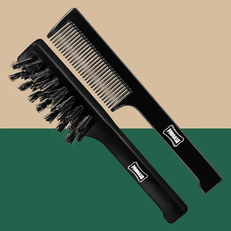 Proraso Mustache Comb & Beard Brush Set - Βούρτσα & χτένα περιποίησης γένια μουστάκι